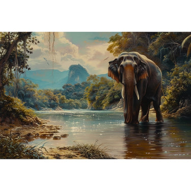 Thai Elephant Canvas